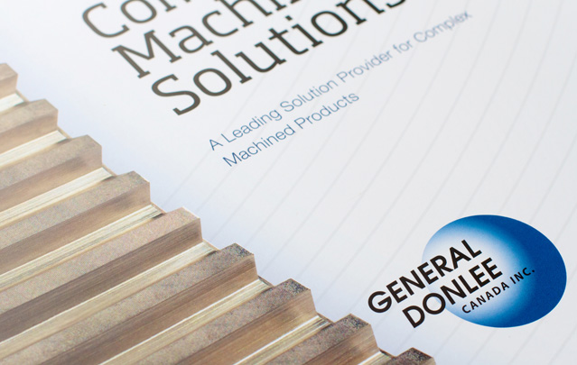 Brochure design detail